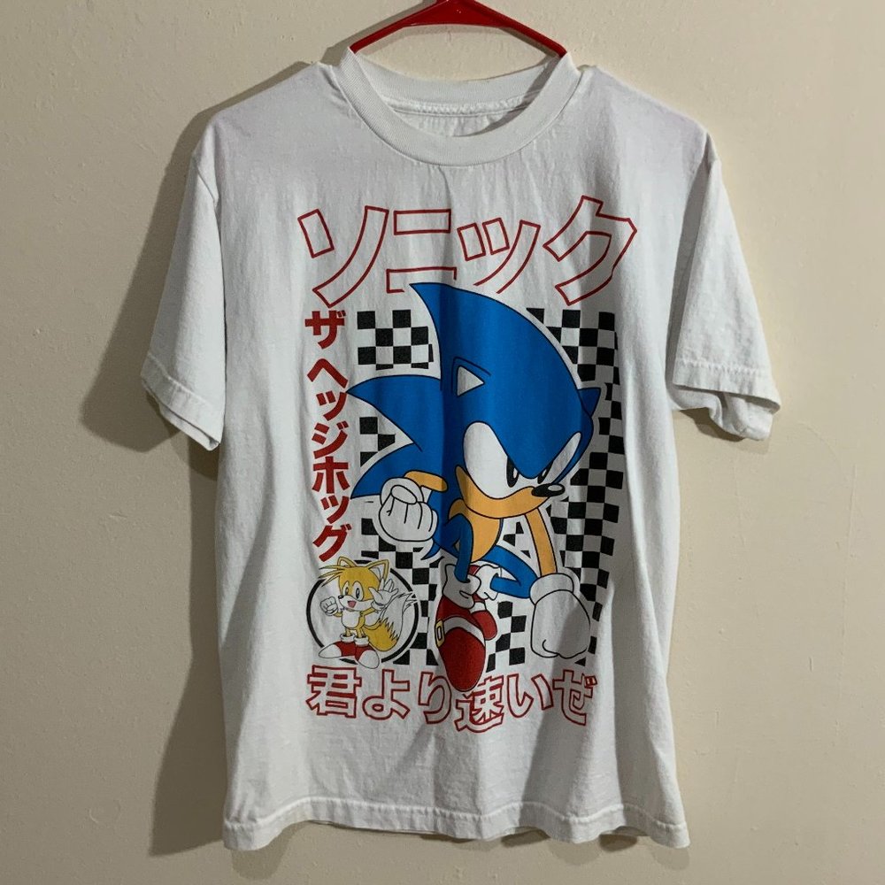 Sonic White Men's T-Shirt PACSUN